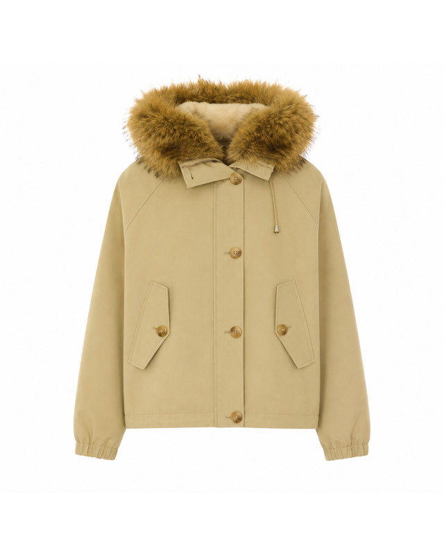[Valentini 1972] Coat FW26 K6104 REVECRU/NATURAL