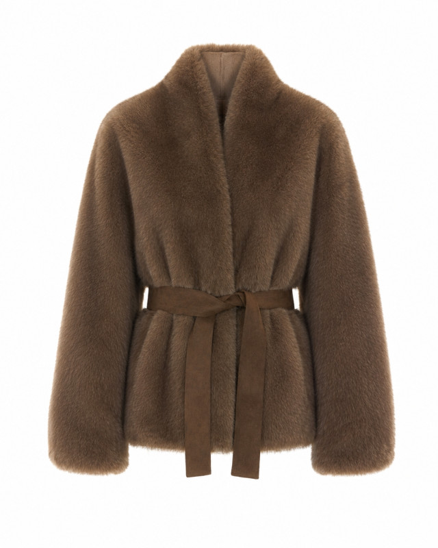 [Valentini 1972] Fur Jacket FW26 4133TAUPE
