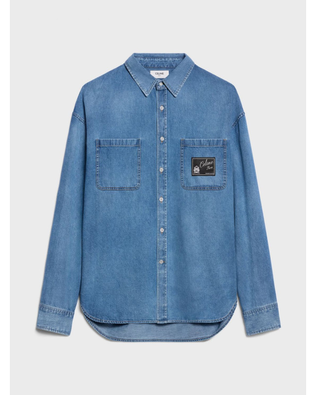 [Celine] Shirts Long Sleeve FW26 RC0N52N67 GDP1