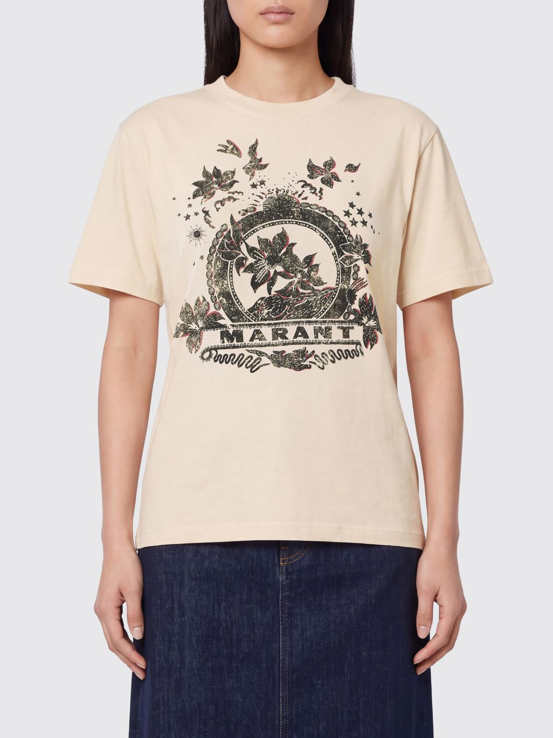 [Isabel Marant Etoile] T-shirts Short Sleeve FW26 TS0001FAD3N01E 23EC