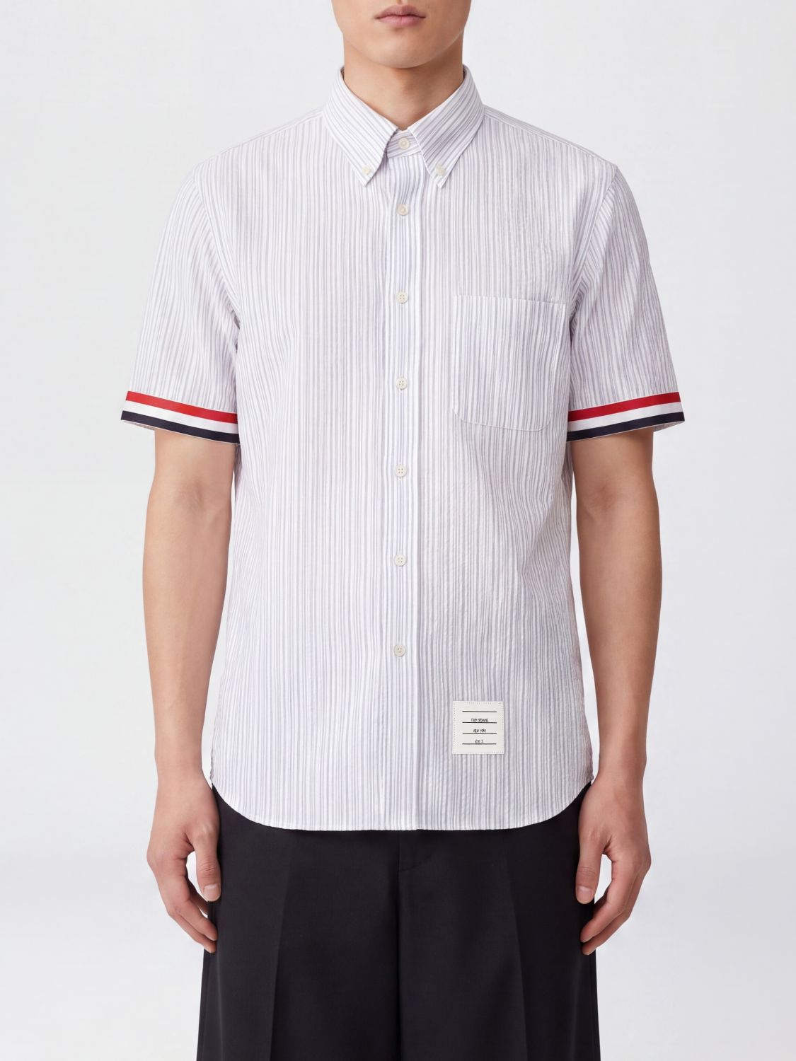 [Thom Browne] Shirts Short Sleeve FW26 MWS252AF1225 035