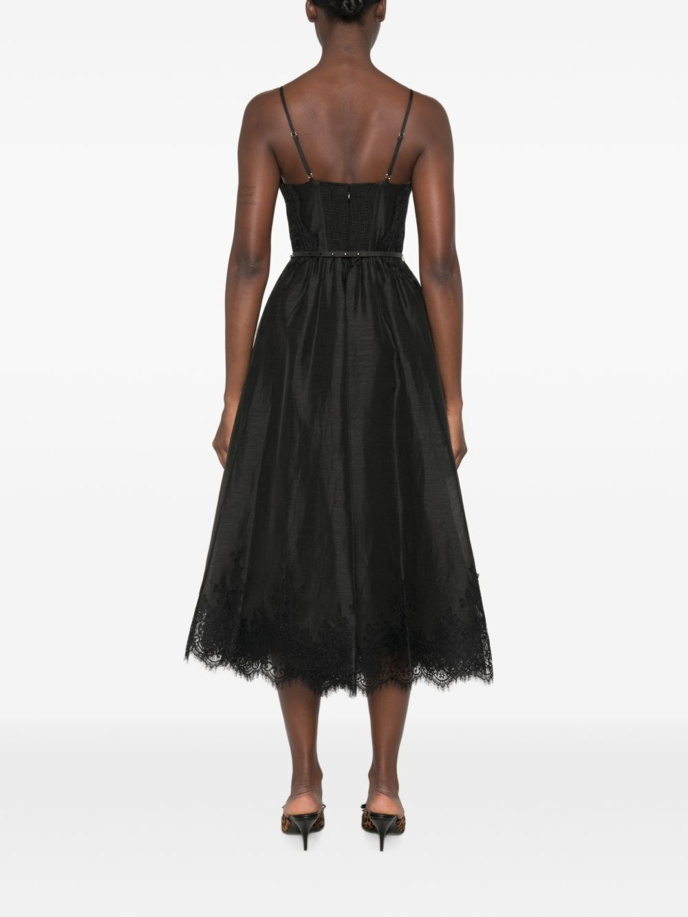 [Zimmermann] Sleeveless dress FW26 0226DF261BLK