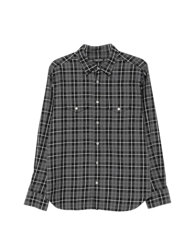 [Tom Ford] Shirts Long Sleeve FW26 HDS001FMC347TGB