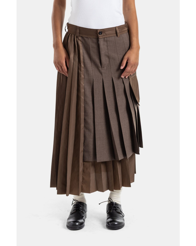 [Sacai] Long skirt FW26 26-08569