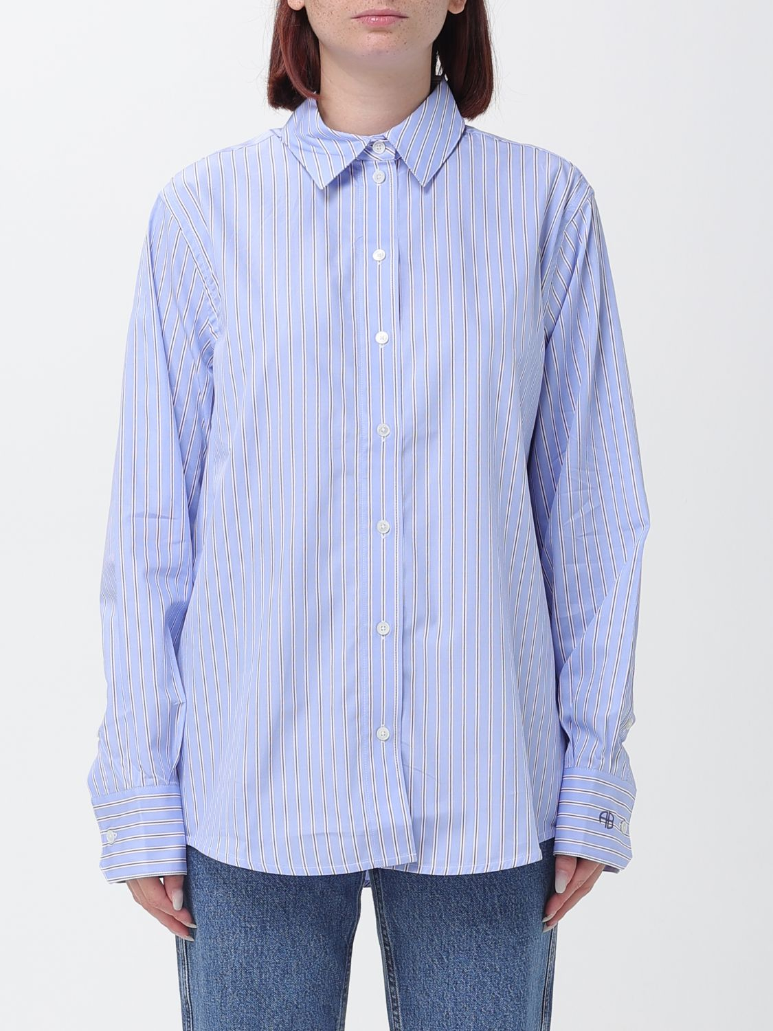 [Anine Bing] Shirts Long Sleeve FW26 A0712484 STR19