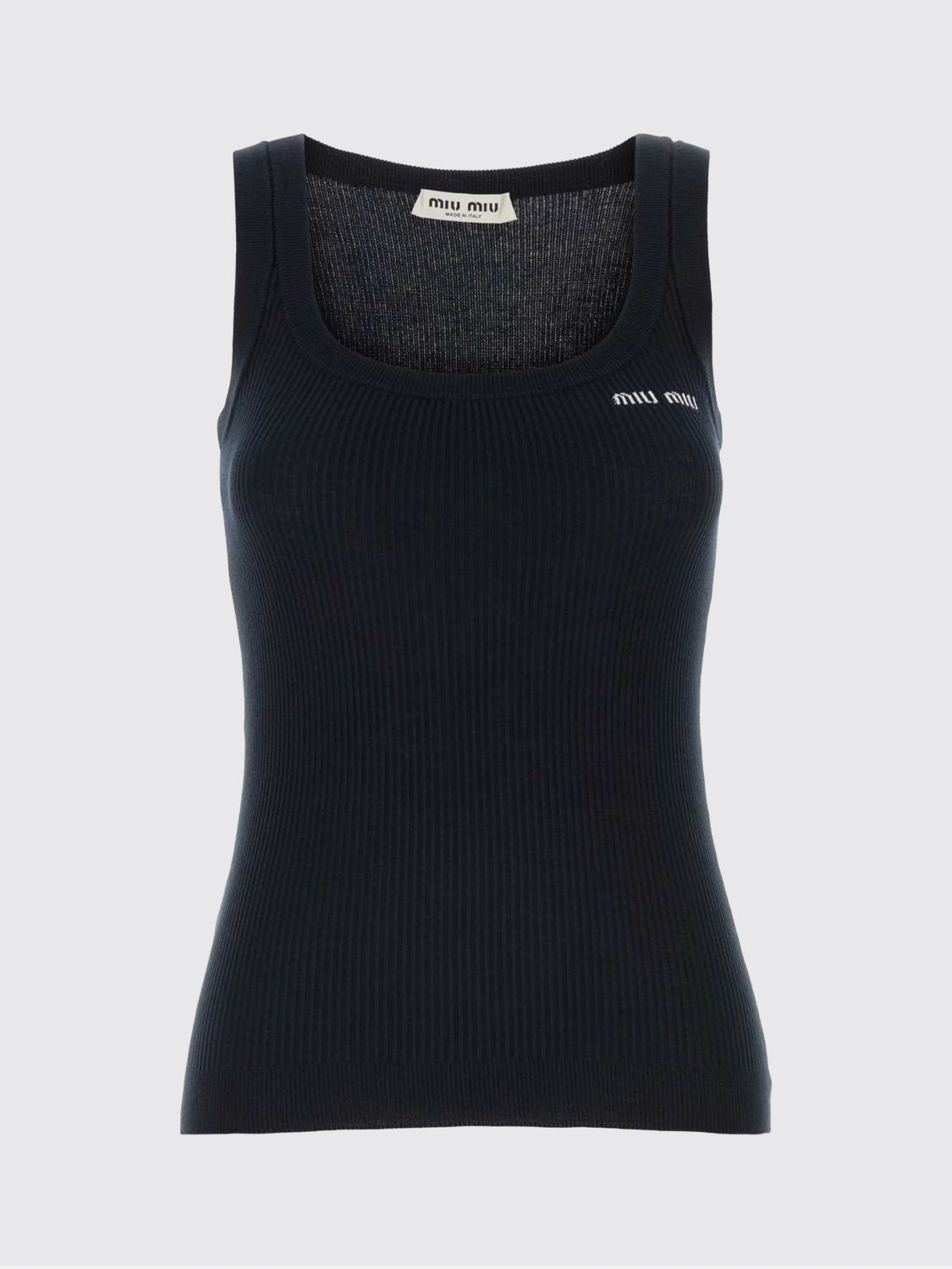 [Miu Miu] Tank top FW26 MMV294SOOO12ZL F0008