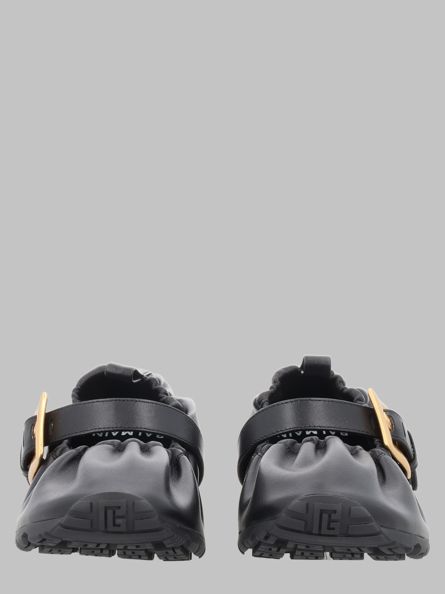 [Balmain] Flat shoes FW26 HN1UF766LPAN_0PA