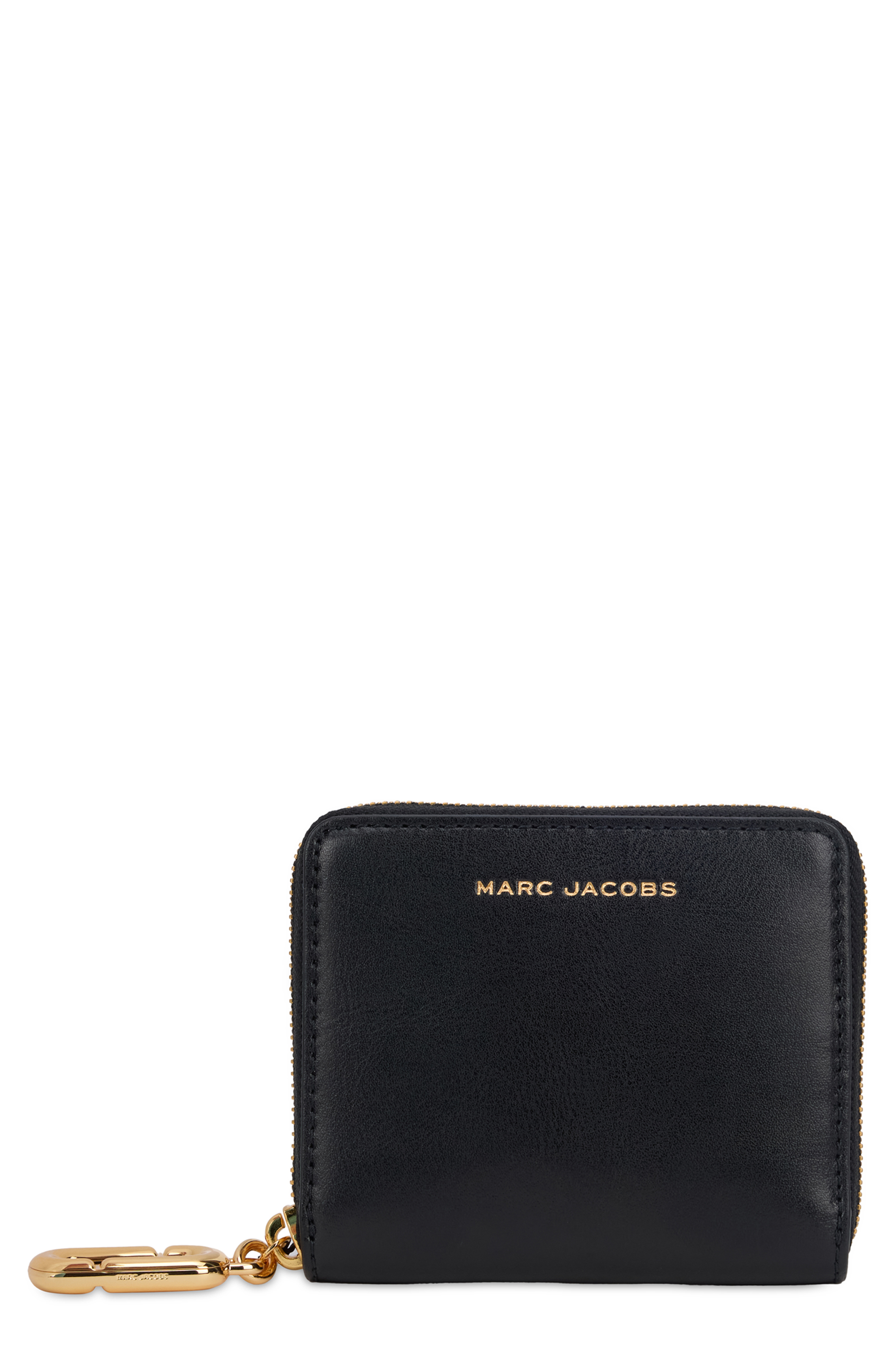 Compact wallet in leather