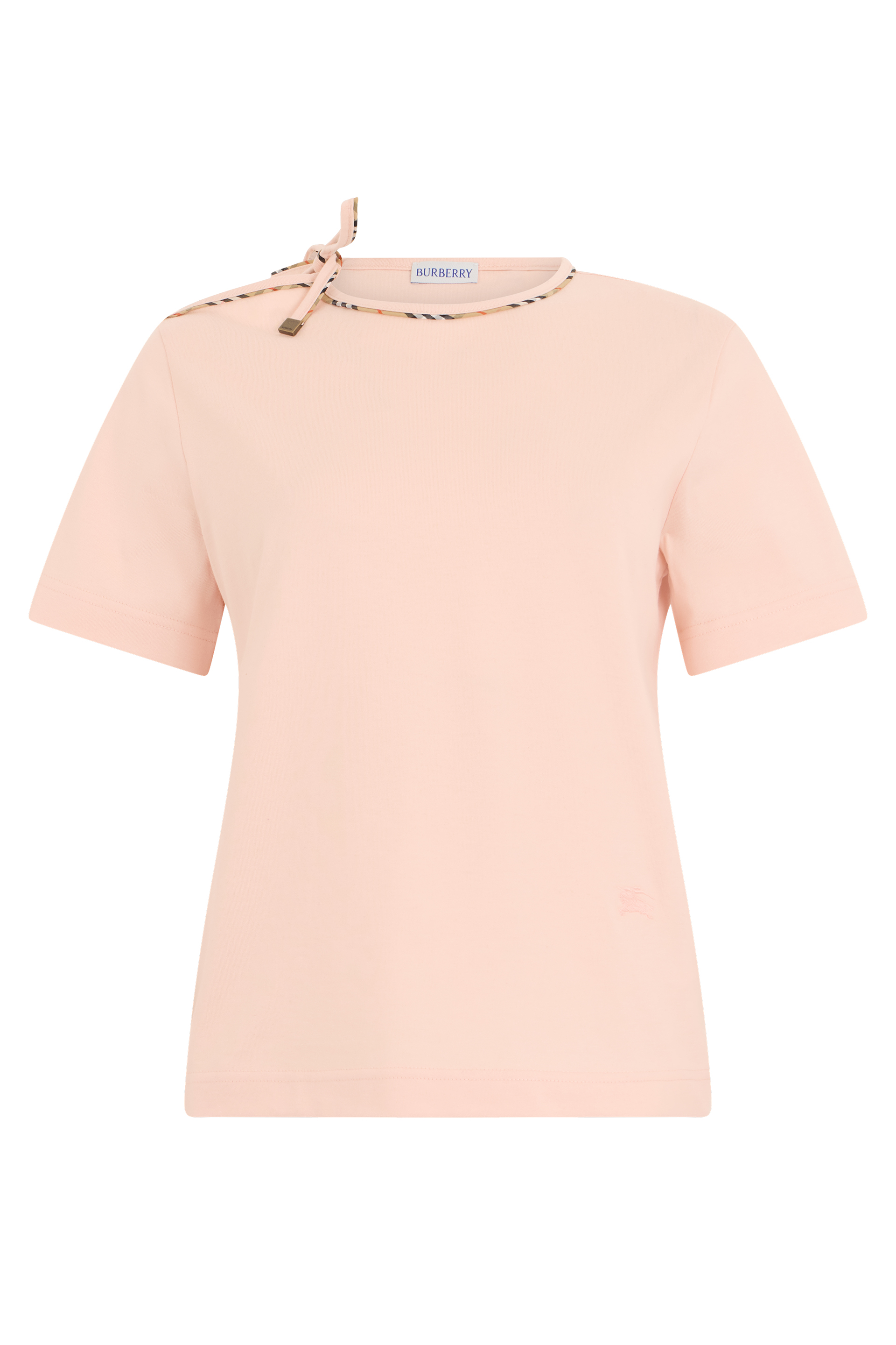 T-shirt with tartan detail