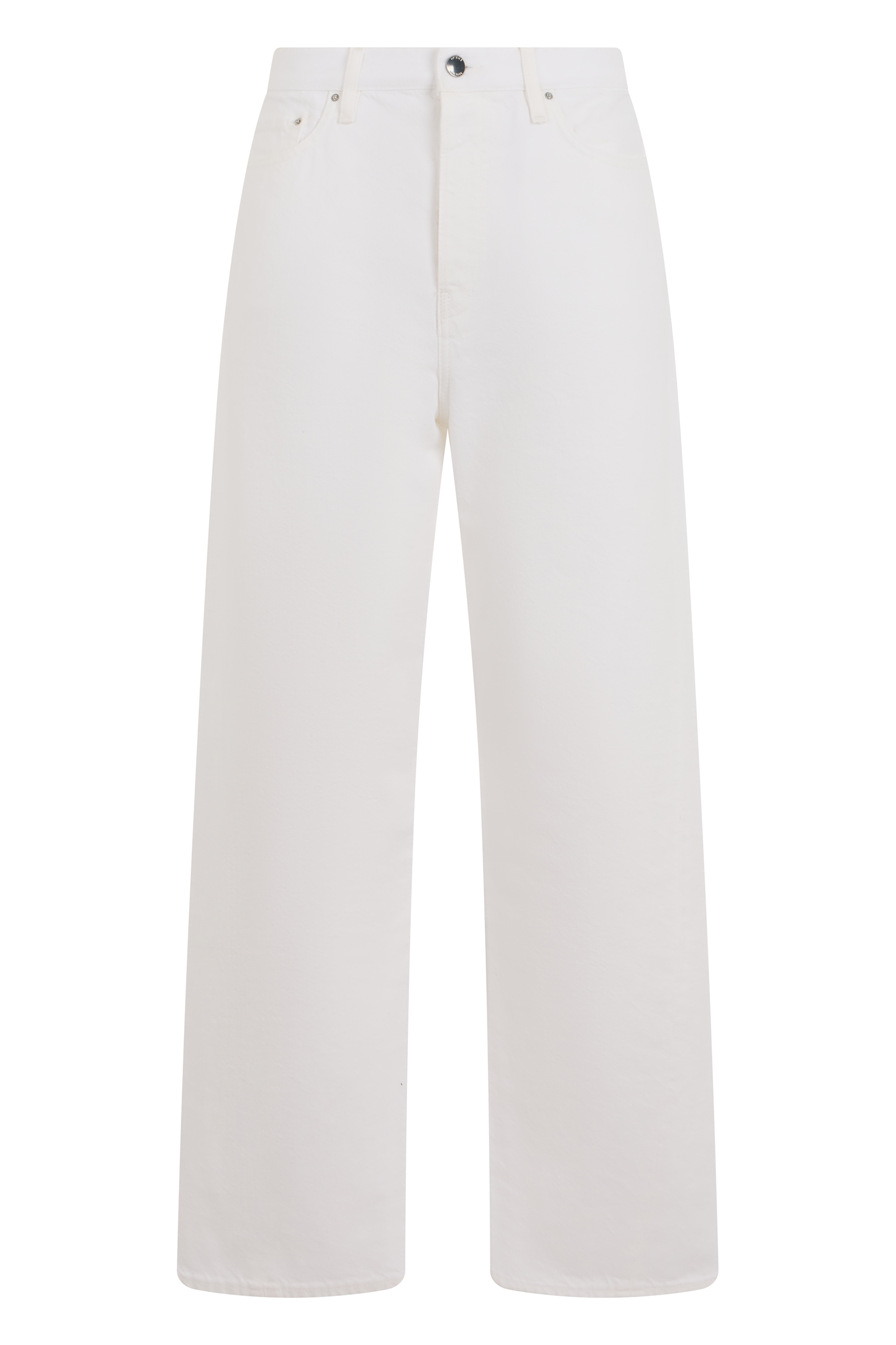 Straight jeans in cotton denim