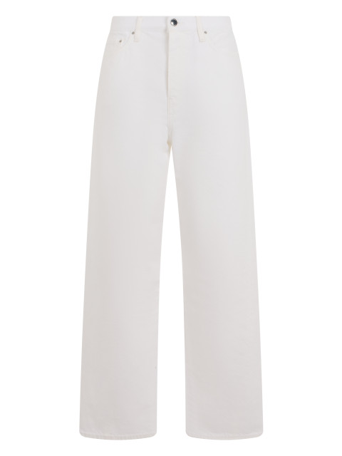Straight jeans in cotton denim
