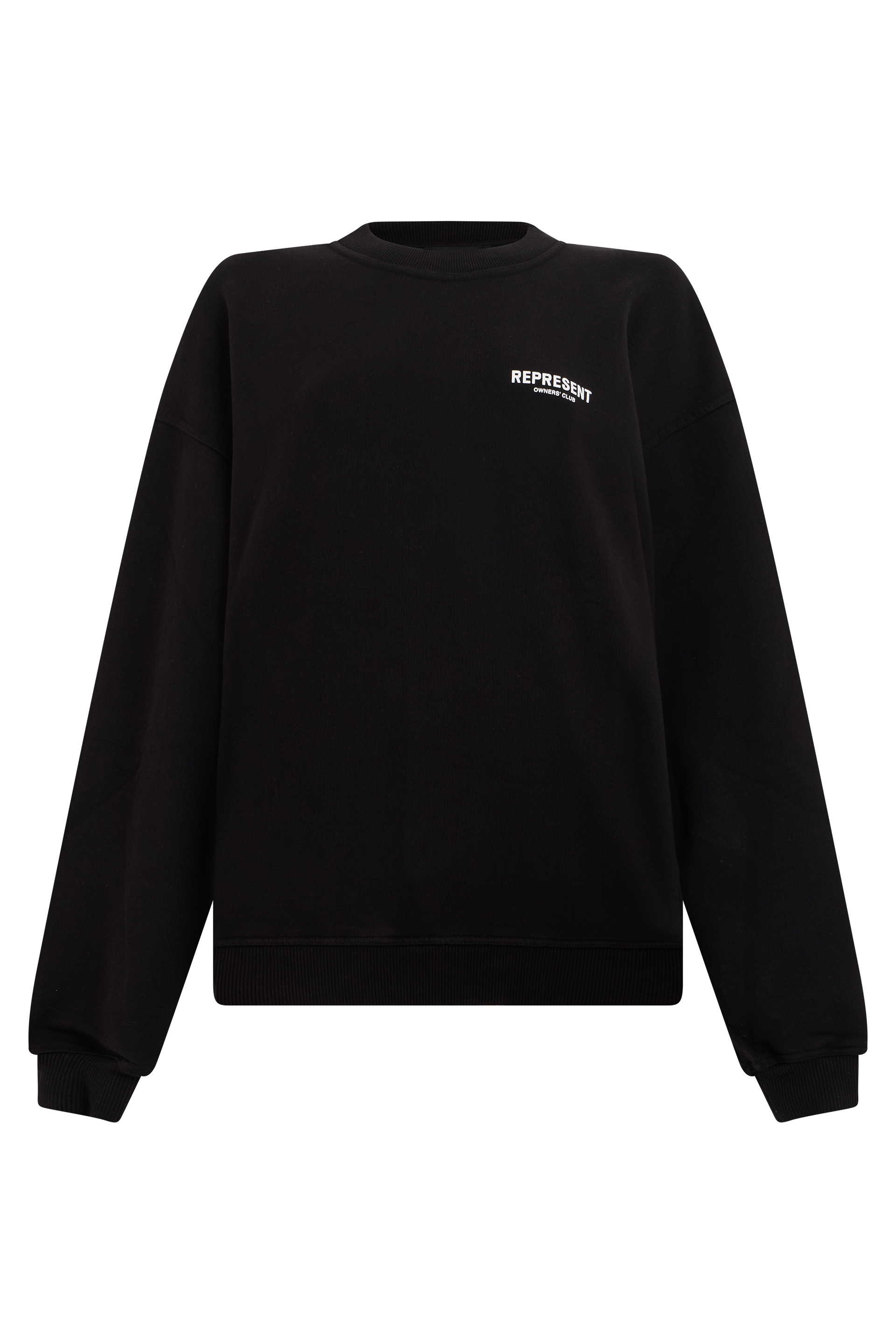 Crew neck sweatshirt in cotton