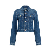 Cropped denim jacket