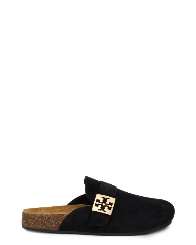 Suede mules