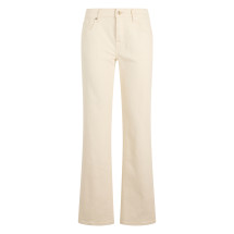 High-waisted straight jeans