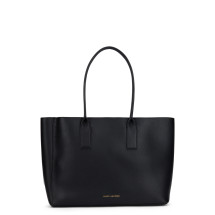 Leather tote bag