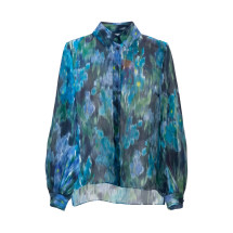 Printed silk shirt