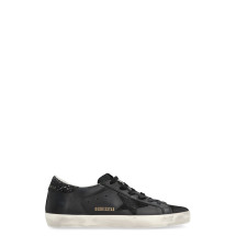Leather low-top sneakers