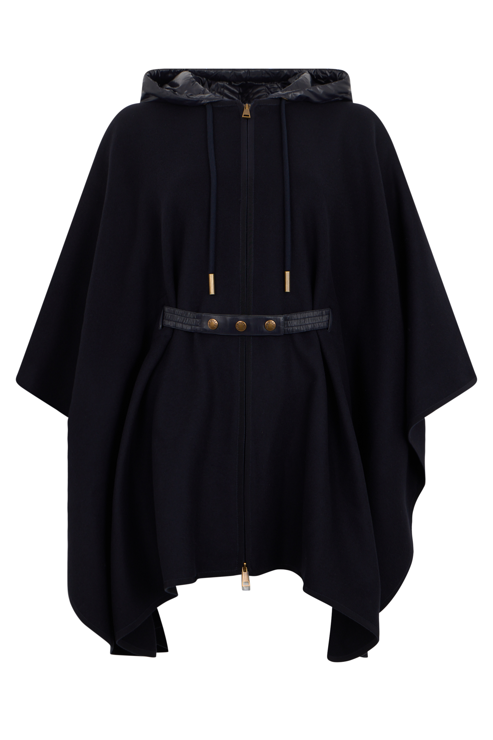 Cloak with hood and belt