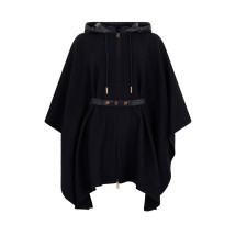 Cloak with hood and belt
