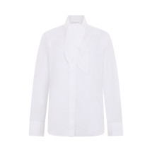 Dress shirt in poplin with bow
