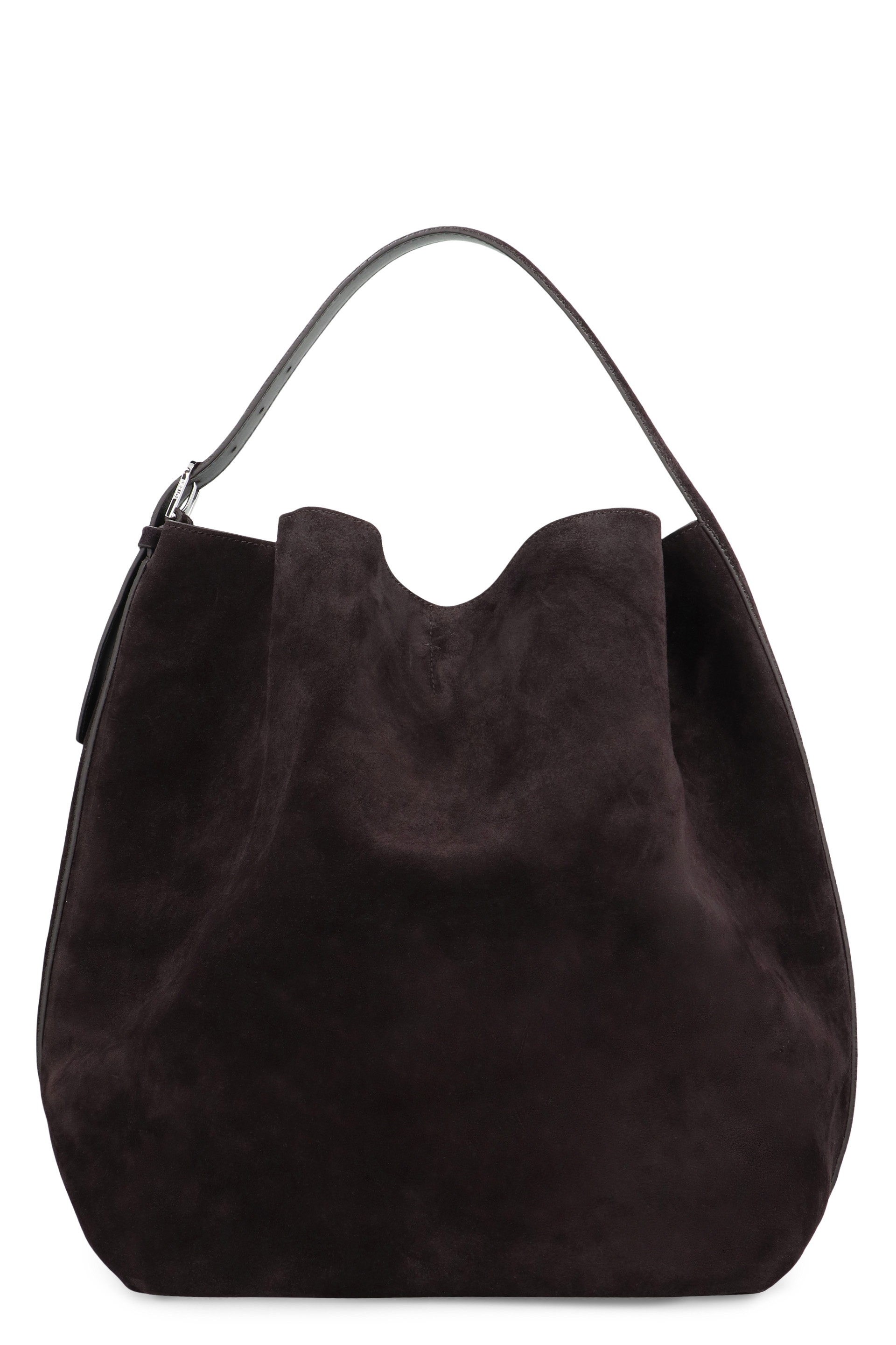 Tote bag in suede