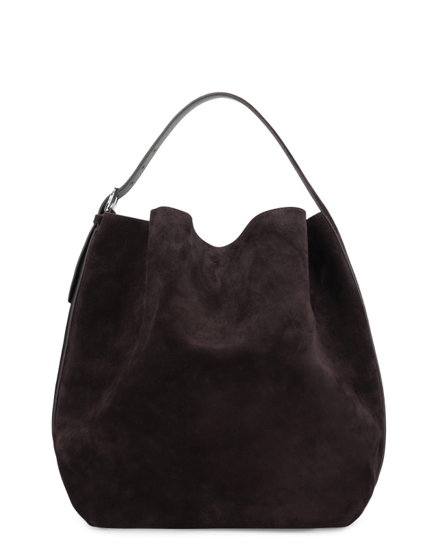 Tote bag in suede