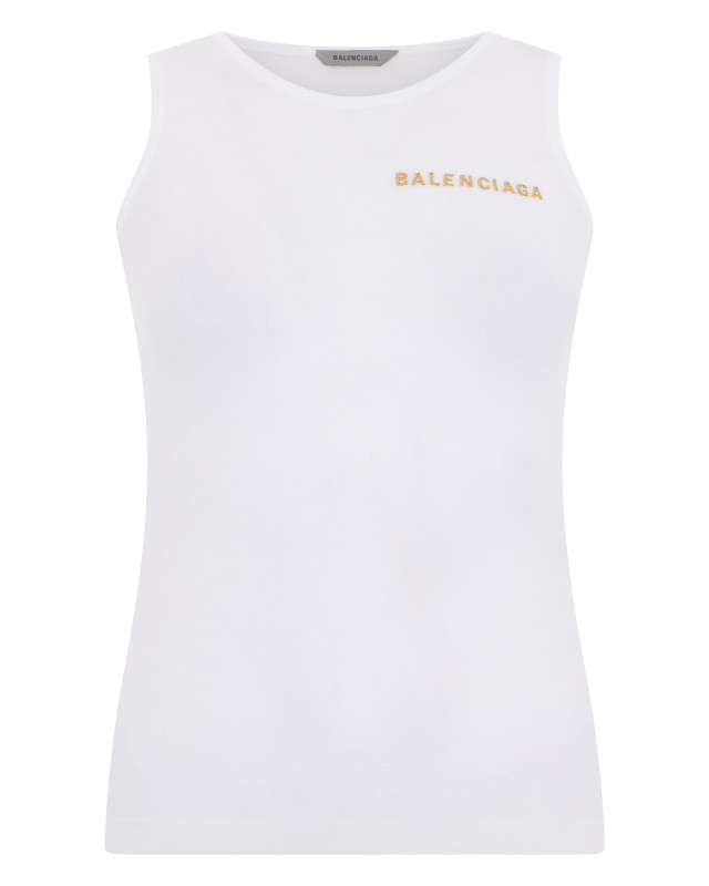 Cotton jersey tank top