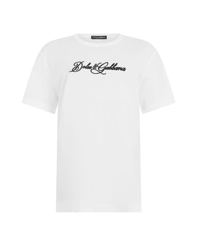 Cotton T-shirt with logo