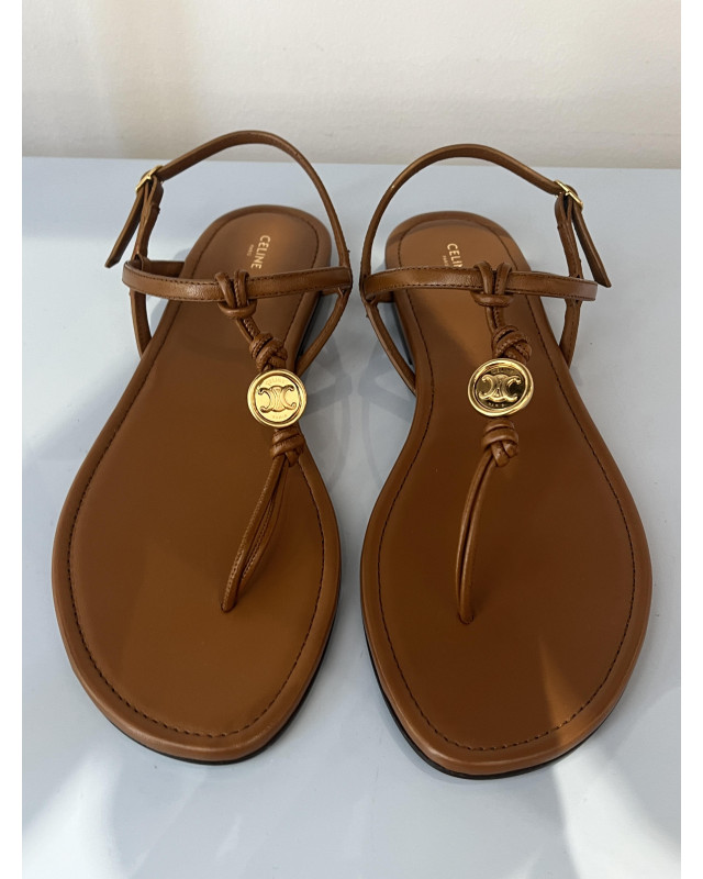 Penny sandals in leather