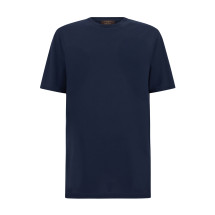 Dark blue T-shirt in cotton