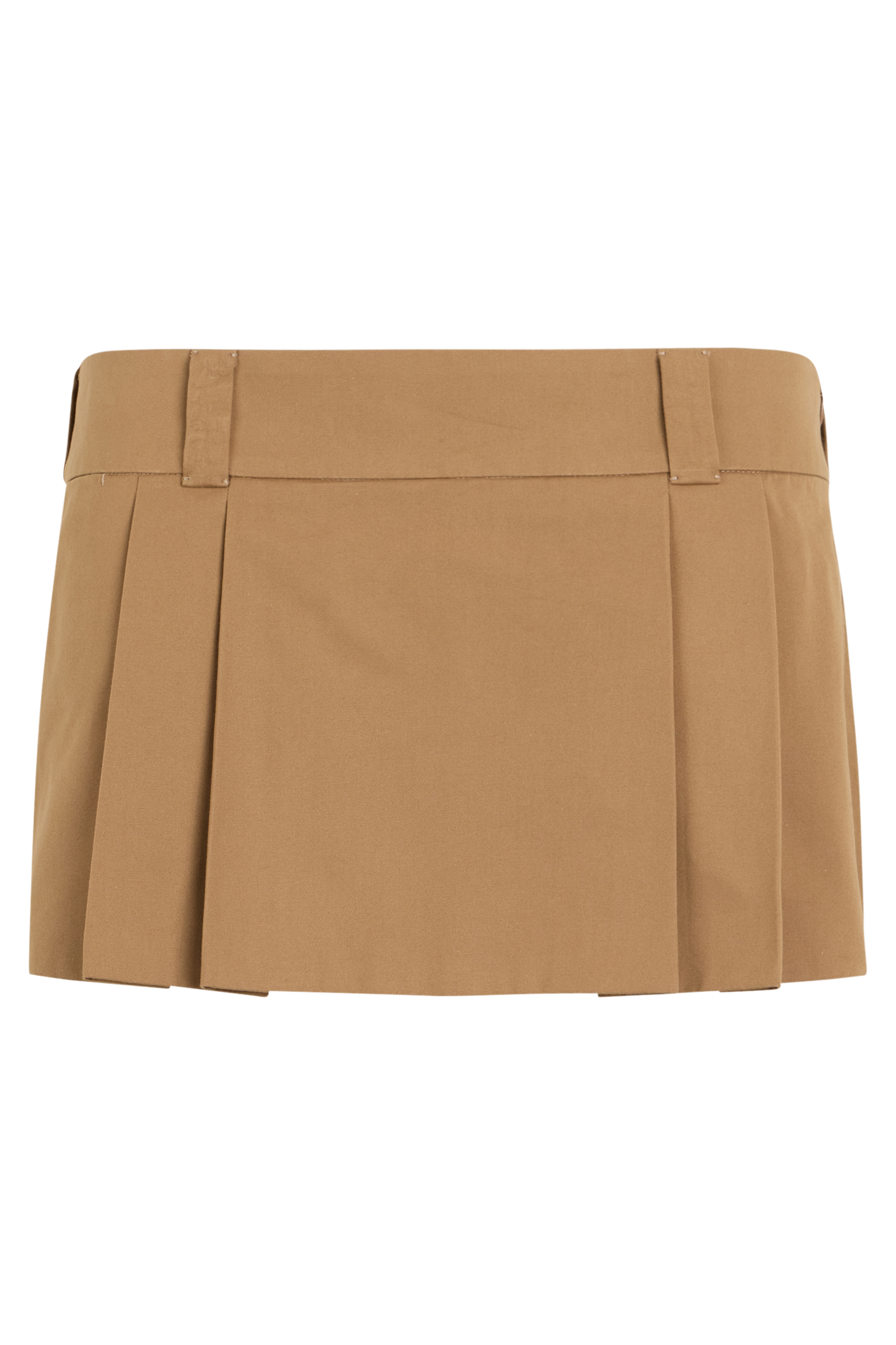Short pleated skirt