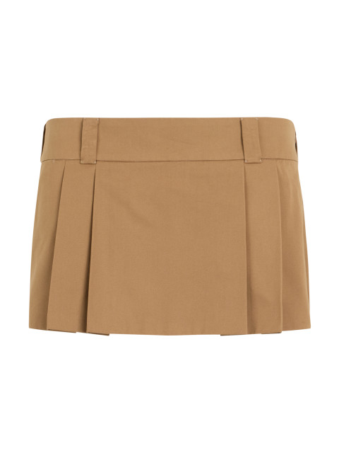 Short pleated skirt