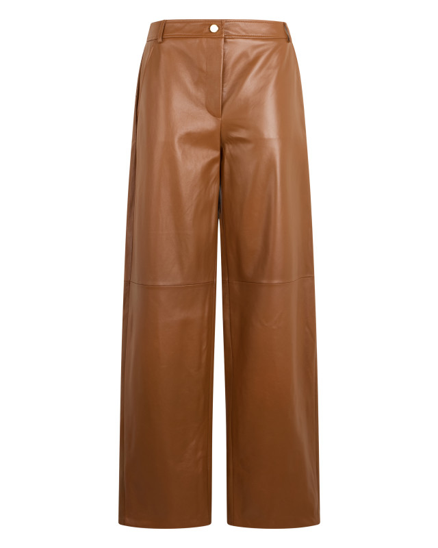 Loose Leather Pants