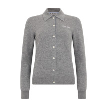 Cardigan with collar