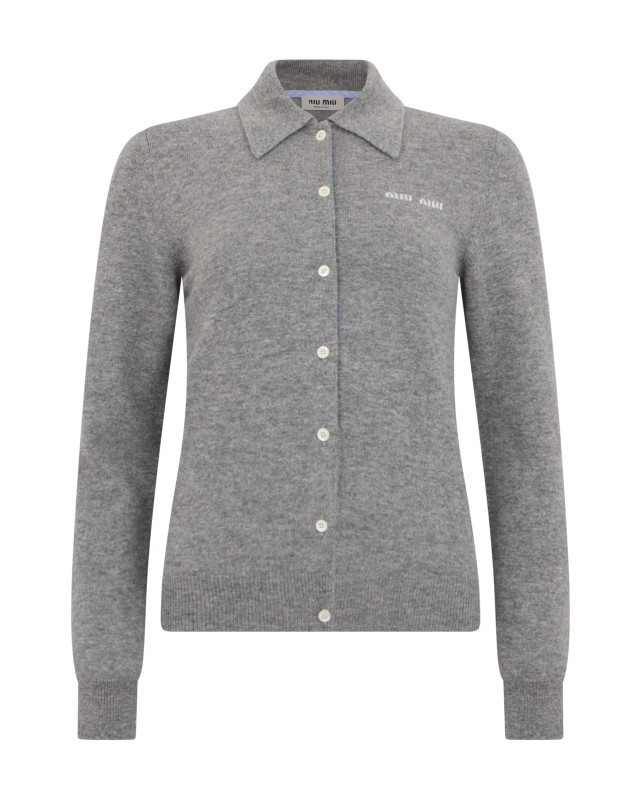 Cardigan with collar