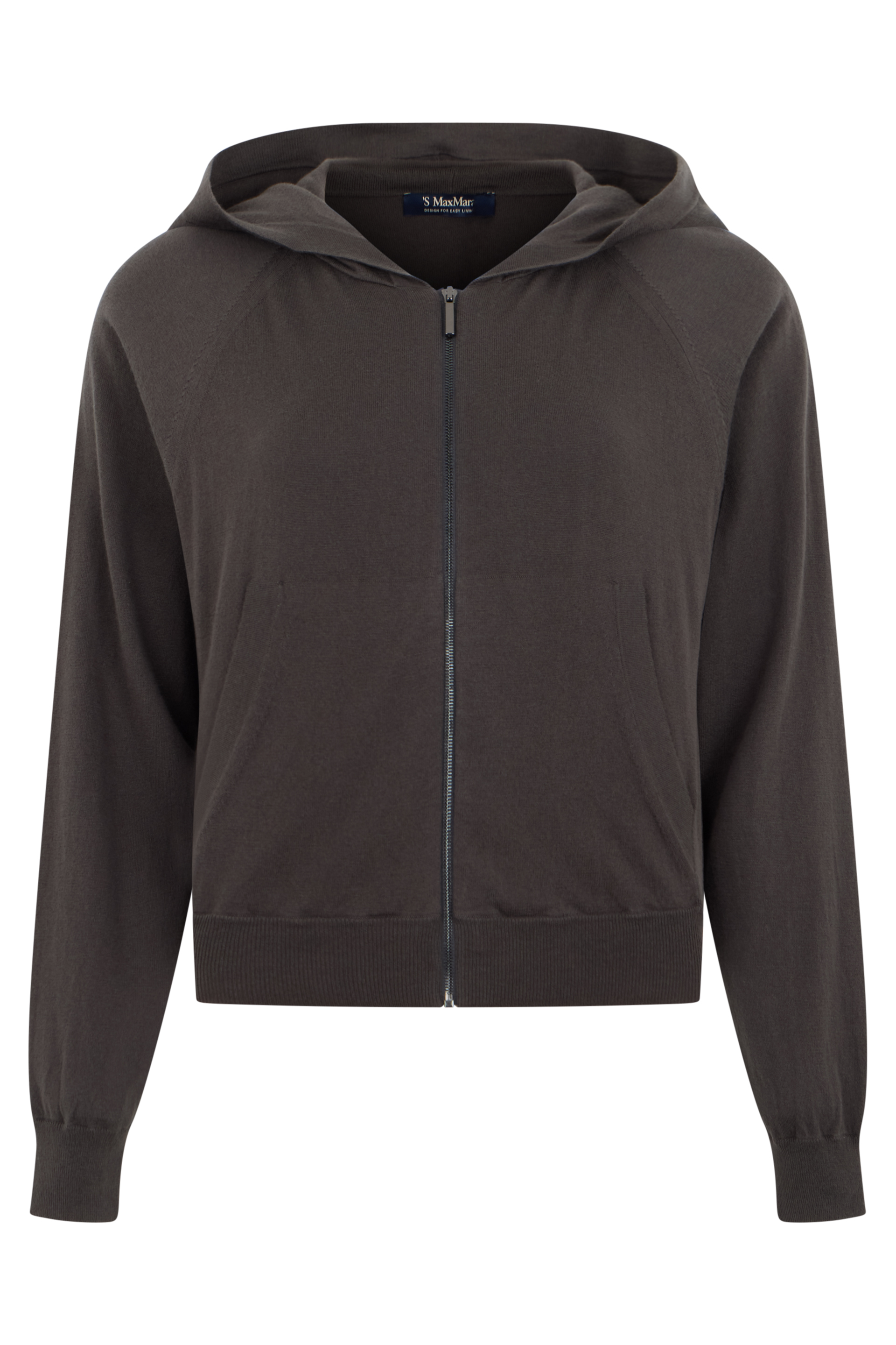 Hooded sweatshirt with zipper