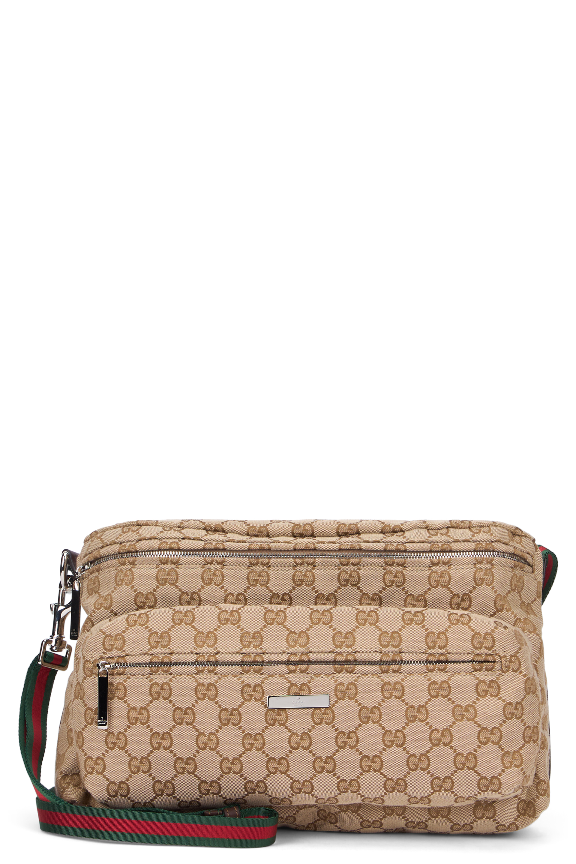 Shoulder bag with monogram