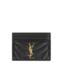 Cassandre quilted leather card holder