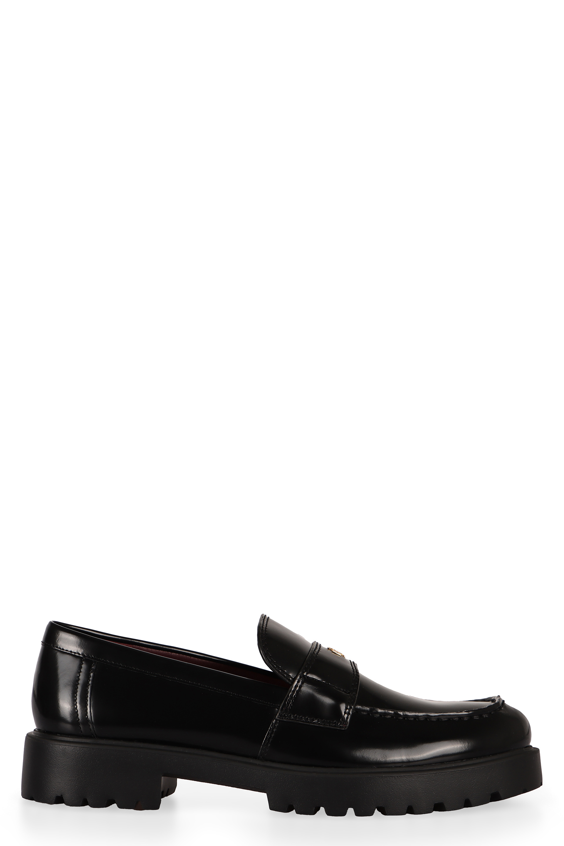 Leather loafers