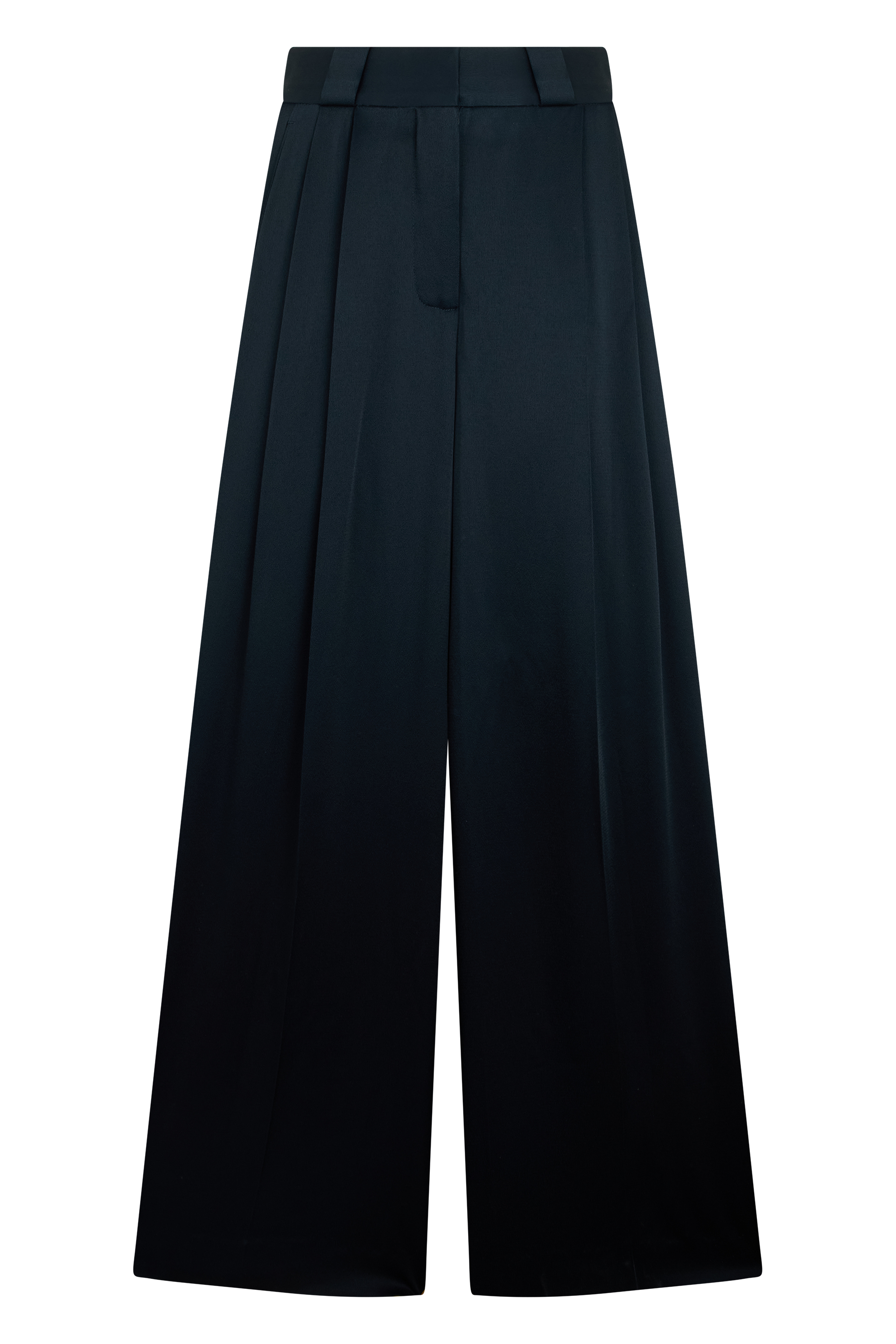 Silk leg trousers