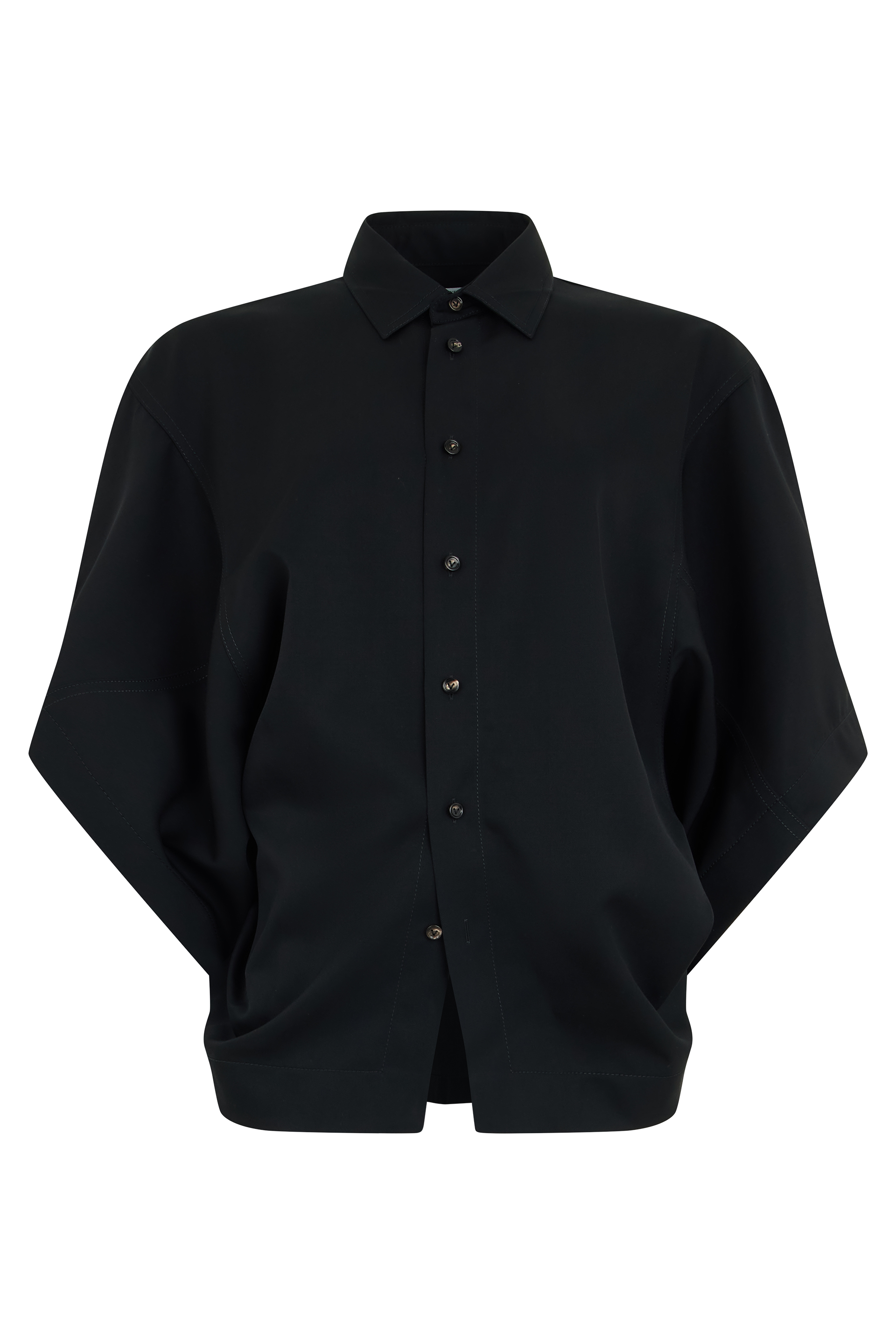 Oversized shirt in twill