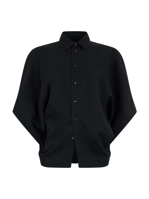 Oversized shirt in twill