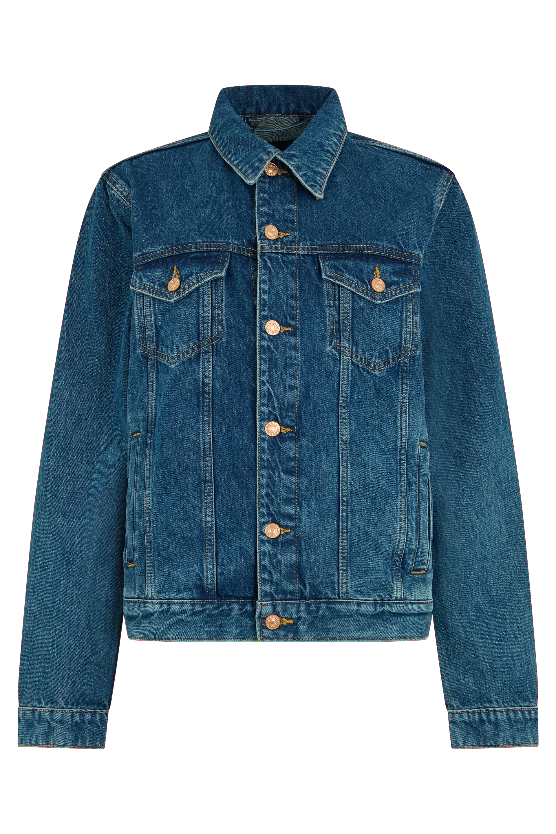 Denim jacket made of cotton