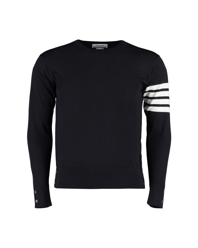 Merino wool crew-neck sweater