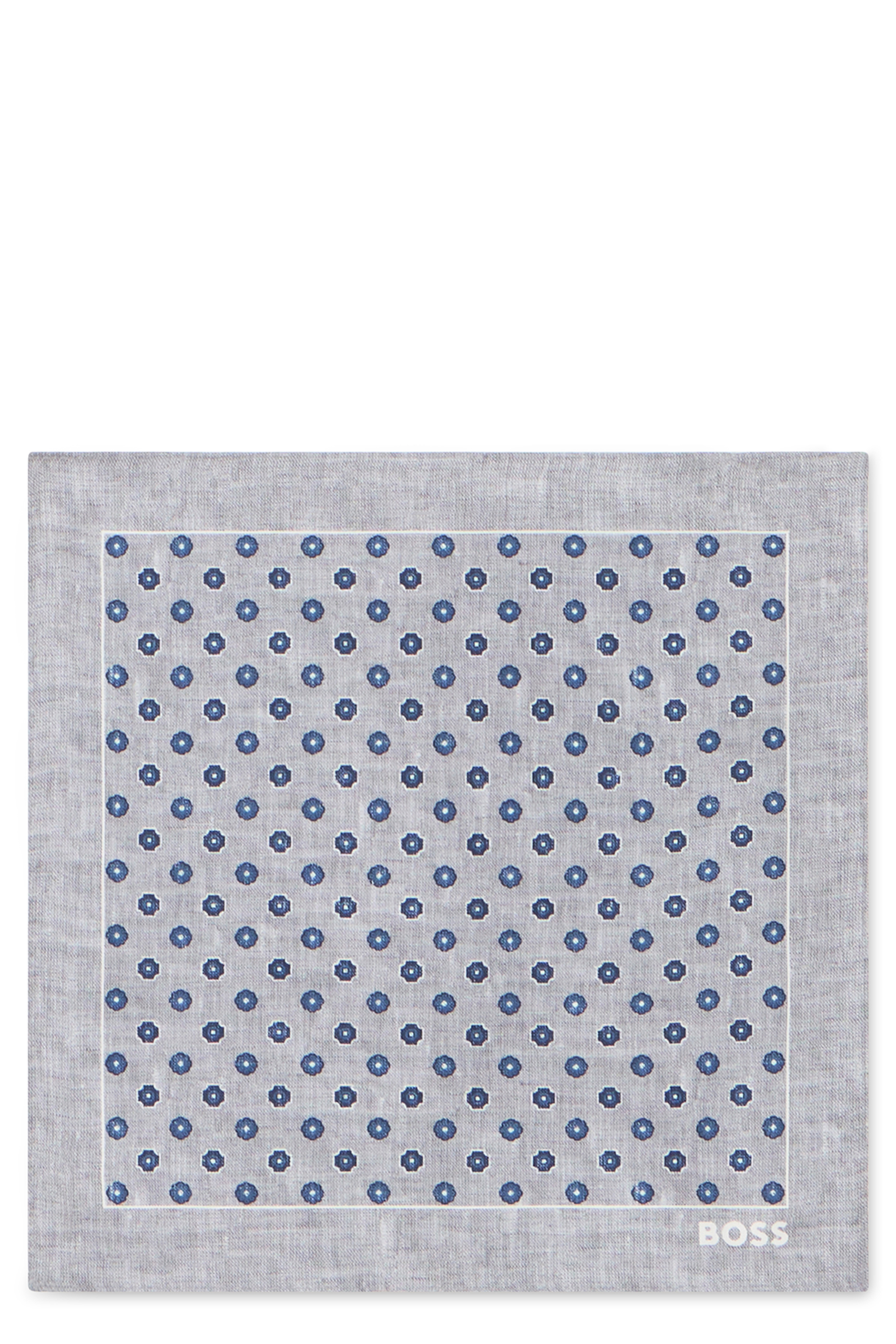 Printed silk pouch