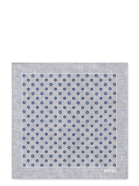 Printed silk pouch