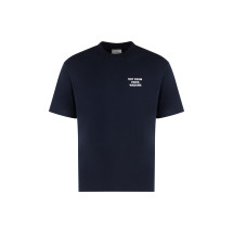 Slogan cotton crew-neck T-shirt