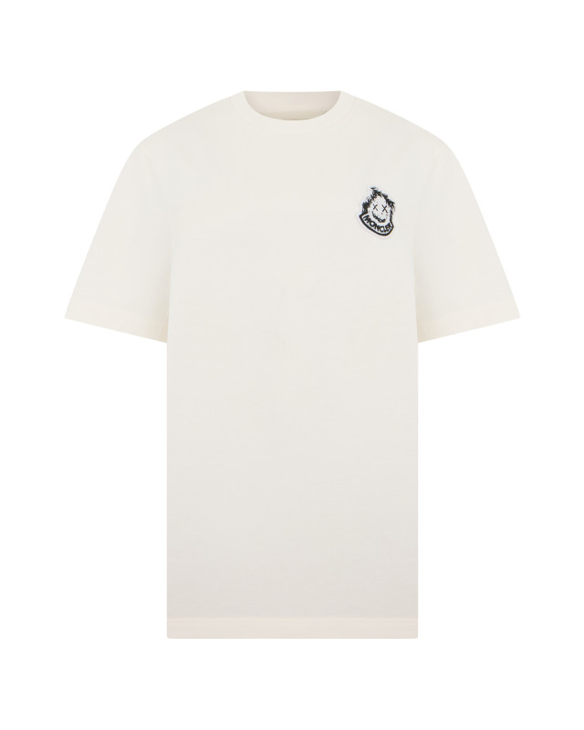T-shirt with printed logo