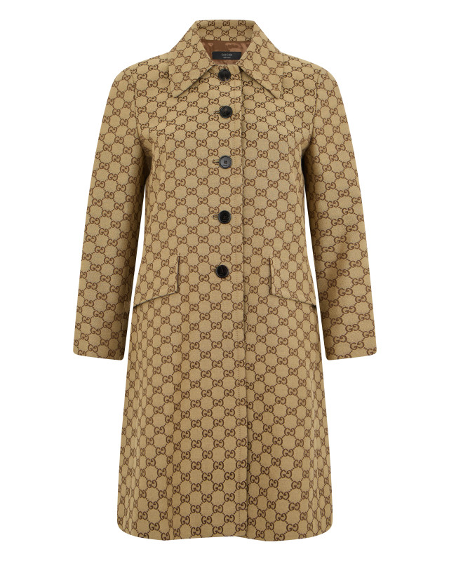 Trench with Button Closure